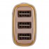 Автомобильное зарядное устройство Momax Polar Light Series USB Car Charger 4,4 A золотое оптом