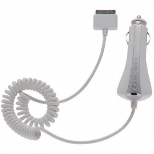 Автозарядка Cellular Line Bkcbripad для iPhone 3/3G/4/4S белая оптом