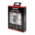 Автозарядка Ferrari Dual USB 2.1A + кабели Ligtning и 30-pin для iPhone / iPod / iPad Черная оптом