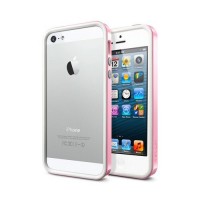 Бампер SGP Neo Hybrid EX Snow для iPhone 5/5S/SE Розовый