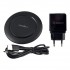 Беспроводное зарядное устройство EnergEA WiDisc 75 Kit + сетевое ЗУ QC3.0 чёрное оптом