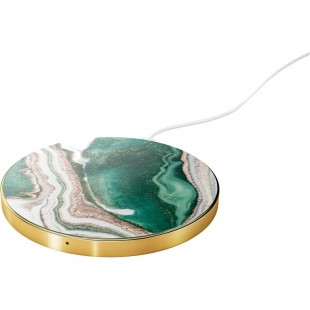 Беспроводное зарядное устройство iDeal of Sweden Fashion QI Charger Golden Jade Marble оптом