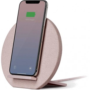 Беспроводное зарядное устройство Native Union DOCK Wireless Charger Qi 10W for iPhone розовое (DROP-ROSE-FB) оптом