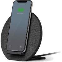 Беспроводное зарядное устройство Native Union DOCK Wireless Charger Qi 10W серое Slate for iPhone (DROP-GRY-FB)