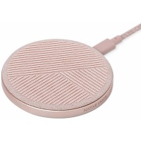 Беспроводное зарядное устройство Native Union DROP Wireless Charger Qi 10W розовое (DROP-ROSE-FB)