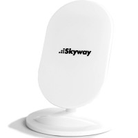 Беспроводное зарядное устройство Skyway Flash белое
