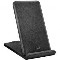 Беспроводное зарядное устройство Uniq Vertex Foldable Fast Wireless Charger чёрное