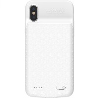 Чехол-аккумулятор Baseus Plaid Backpack Power Bank 3500 mAh для iPhone X белый