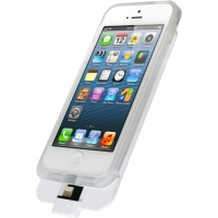 Чехол-аккумулятор Elari Appolo BB2 на 2100 мАч для iPhone 5/5S/SE белый