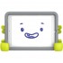 Чехол-автодержатель с креплением на подголовник Speck Case-E Kids для iPad Pro 9.7 / Air / Air 2 / iPad 9.7 серый/салатовый (Rhino Grey/Citrus Yellow) оптом