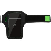 Чехол Baseus Flexible Wristband для смартфонов 5" зелёный/чёрный