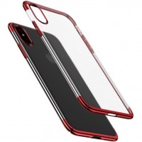 Чехол Baseus Glitter Case для iPhone Xs Max красный (65-DW09)