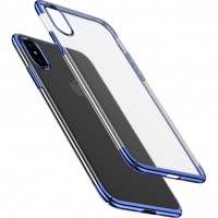 Чехол Baseus Glitter Case для iPhone Xs Max синий (65-DW03)