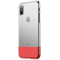 Чехол Baseus Half to Half Case для iPhone Xs Max красный (WIAPIPH65-RY09)