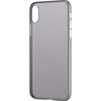 Чехол Baseus Wing Case для iPhone Xs Max прозрачный чёрный