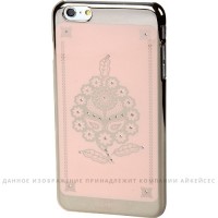 Чехол Beckberg Case Zero Series для iPhone 6/6s Plus Moon Flower розовый / золотой