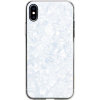 Чехол Bling My Thing Chic Collection для iPhone XS Max белый White Pearl