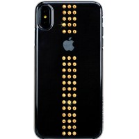 Чехол Bling My Thing Stripe Case для iPhone Xs Max прозрачный/золотой