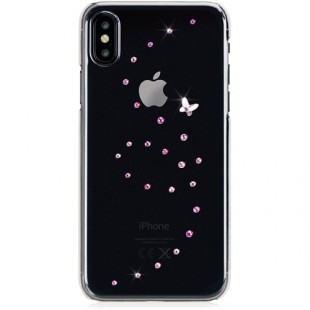 Чехол Bling My Things Papillon Case для iPhone X (Rose Sparkles) оптом