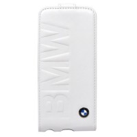 Чехол BMW Signature Flip для iPhone 5/5S/SE белый