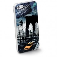 Чехол Cellular Line City для iPhone 5/5S/SE Нью-Йорк