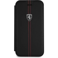 Чехол Ferrari Heritage W Leather Book Case для iPhone 7/ iPhone 8 чёрный