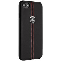 Чехол Ferrari Heritage W Leather Hard для iPhone 7/ iPhone 8 чёрный