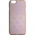 Чехол Guess 4G Aluminium Plate Hard для iPhone 7 (Айфон 7) розовое золото оптом