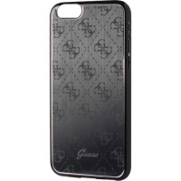 Чехол Guess 4G Aluminium Plate Hard для iPhone 7 Plus (Айфон 7 Плюс) чёрный