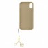 Чехол Guess Charms Collection Hard Case для iPhone X/iPhone Xs коричневый оптом