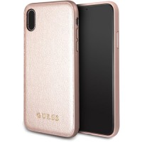 Чехол Guess Iridescent Hard Case для IPhone X/Xs розовое золото