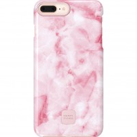 Чехол Happy Plugs Slim Case для iPhone 7 Plus/8 Plus Розовый мрамор