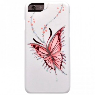 Чехол iCover HP Happy Butterfly для iPhone 6 белый оптом