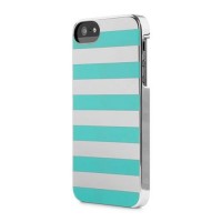 Чехол Incase Stripes Snap Case для iPhone 5/5S/SE Серебристый/Мятный