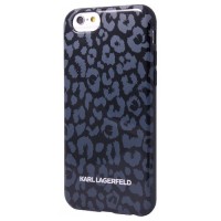 Чехол Karl Lagerfeld Camouflage Hard Leopard для iPhone 6 (4,7") серый