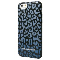 Чехол Karl Lagerfeld Camouflage Hard Leopard для iPhone 6 (4,7") синий