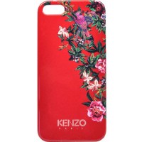 Чехол Kenzo Glossy Exotic для iPhone 5/5S/SE красный