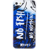 Чехол Kenzo No Fish Hard для iPhone 5/5S/SE синий