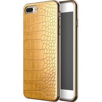 Чехол LAB.C Crocodile Case для iPhone 7 Plus жёлтый