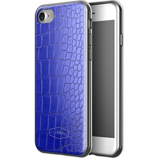 Чехол LAB.C Crocodile Case для iPhone 7 синий оптом