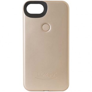 Чехол LuMee Two с подсветкой для iPhone 7 золотой оптом