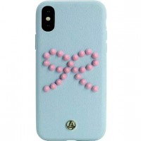 Чехол Luna Aristo Prima Donna для iPhone X голубой (Blush)