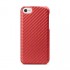 Чехол Melkco Snap Cover для iPhone 5C Карбон Красный оптом