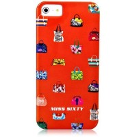 Чехол Miss Sixty Pop Art Bags для iPhone 5/5S/SE красный