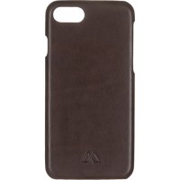 Чехол Moodz Soft Leather Hard для iPhone 7 (Айфон 7) Chocolate тёмно-коричневый