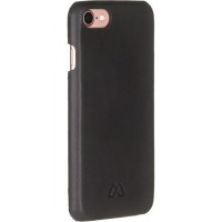 Чехол Moodz Soft Leather Hard для iPhone 7 (Айфон 7) Notte чёрный
