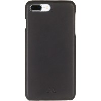 Чехол Moodz Soft Leather Hard для iPhone 7 Plus (Айфон 7 Плюс) Notte чёрный