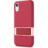 Чехол Moshi Capto с ремешком MultiStrap для iPhone XR малиновый розовый оптом