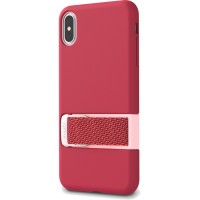 Чехол Moshi Capto с ремешком MultiStrap для iPhone Xs Max малиновый розовый