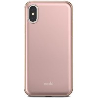 Чехол Moshi iGlaze для iPhone X розовый